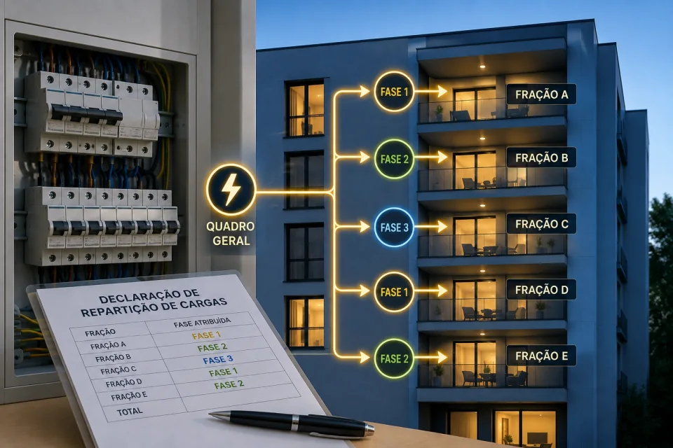 Declaração de repartição de cargas elétricas