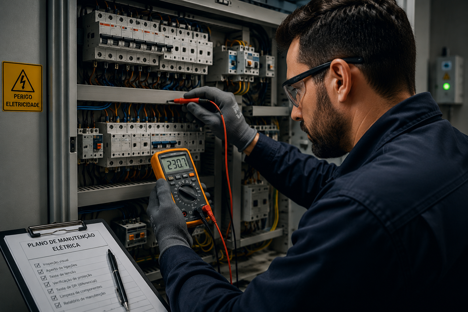 Manutenção elétrica preventiva e corretiva